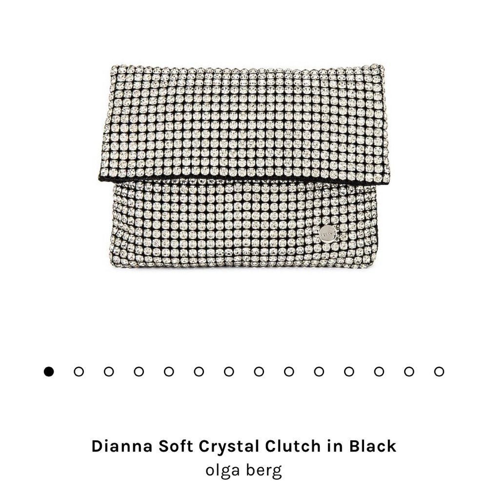 Olga Berg Dianna Sparkly Rhinestone Clutch